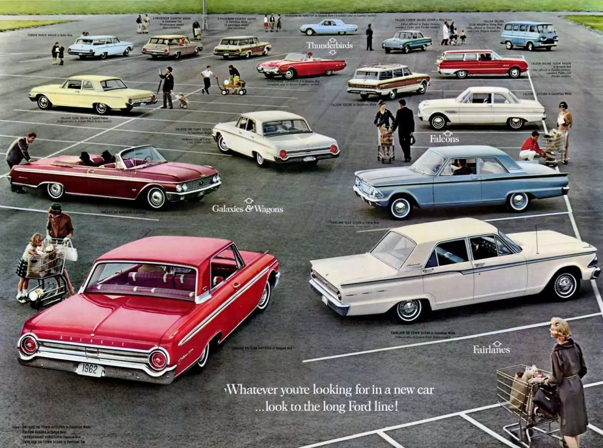 1962 Ford Model Lineup