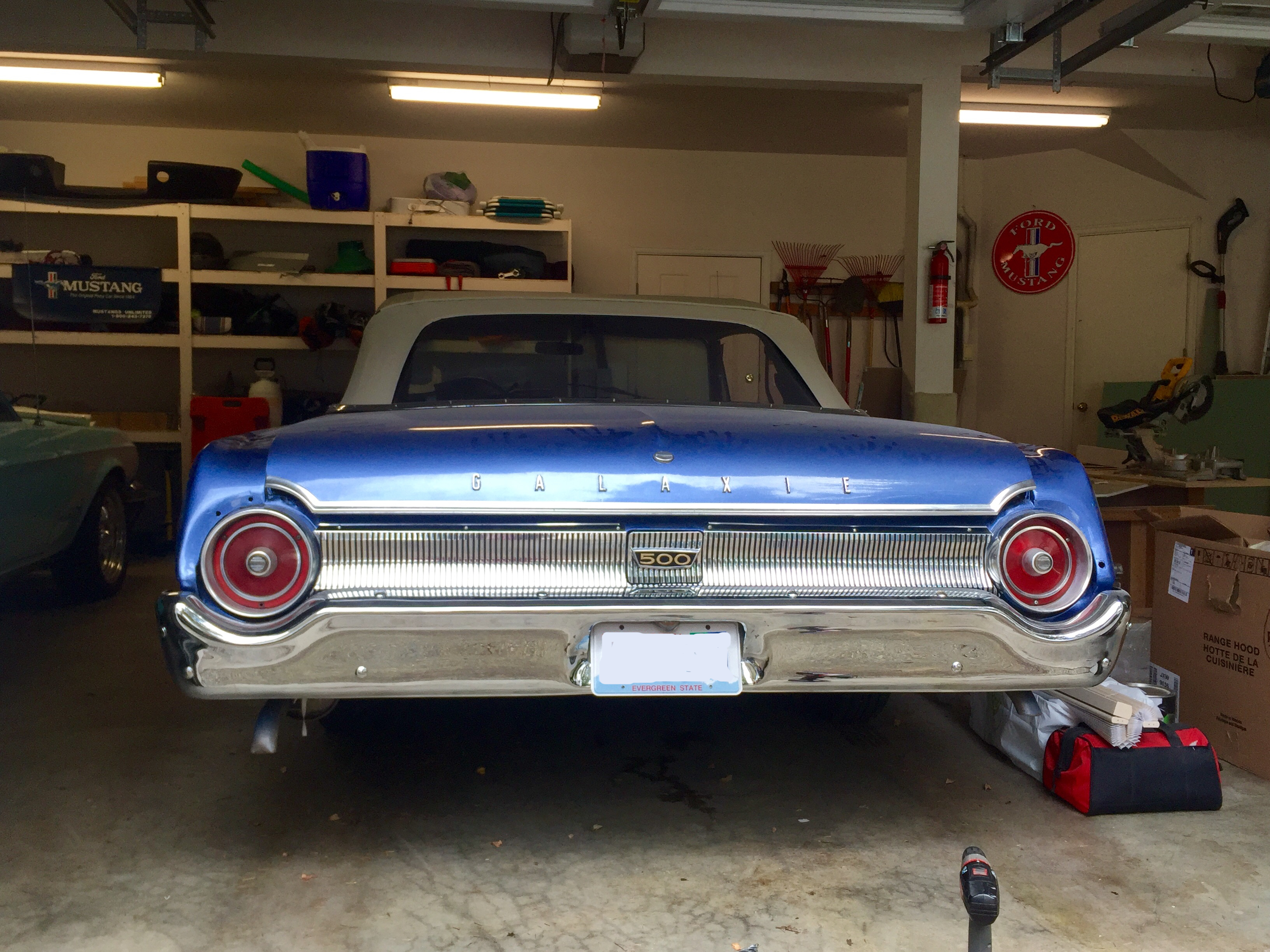 1962 Galaxie rear finish panels