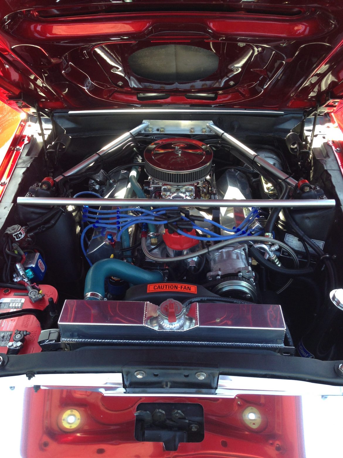 Custom 1969 Ford Mustang Engine