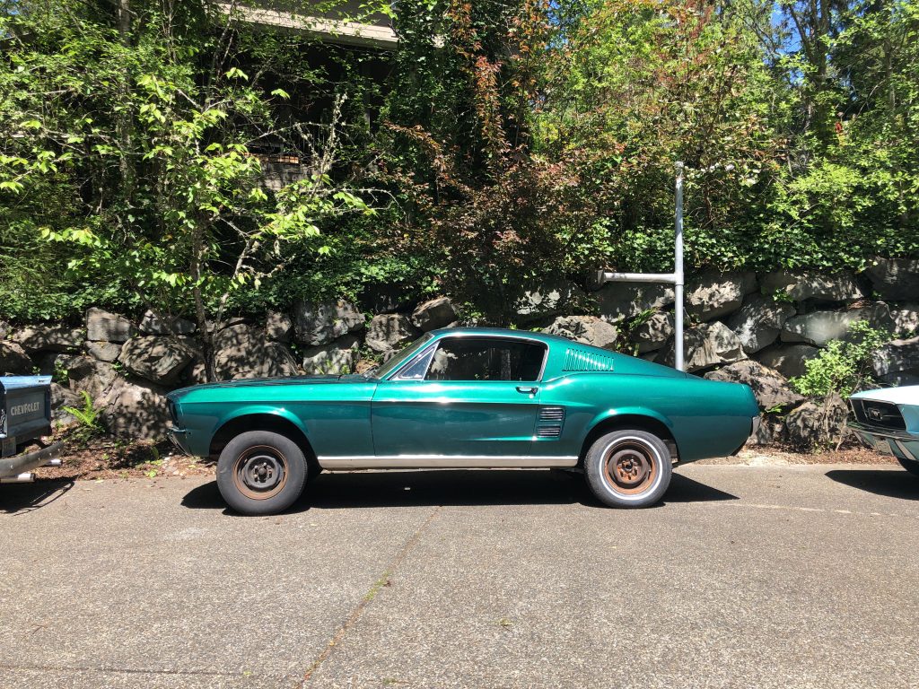 1967 Mustang Fastback Dark Moss Green